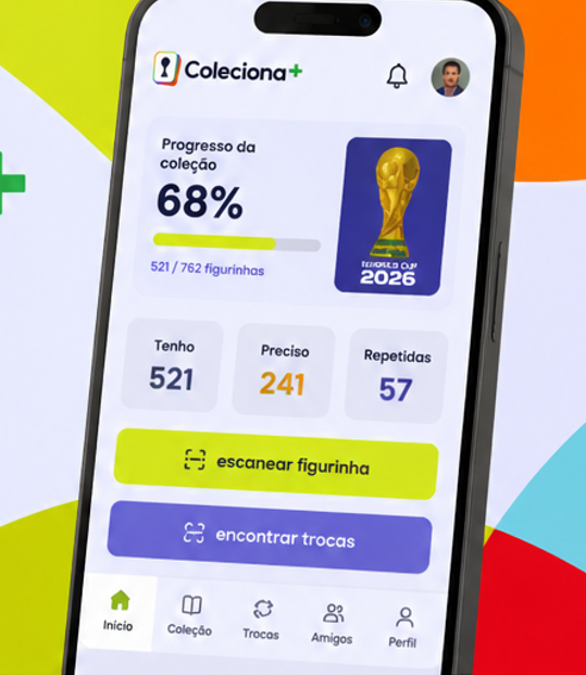 Preview da nova interface do Coleciona+